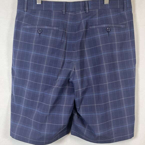 CYPRESS CLUB Men's 36 Plaid Golf Shorts  Poly/Spandex Performance Stretch - Picture 3 of 5